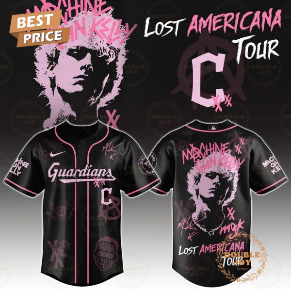 Cleveland Guardians x MGK Tour 2025 The Lost Americana Baseball Jersey