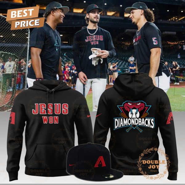 Arizona Diamondbacks x Jesus Won 2025 Ver2 Hoodie
