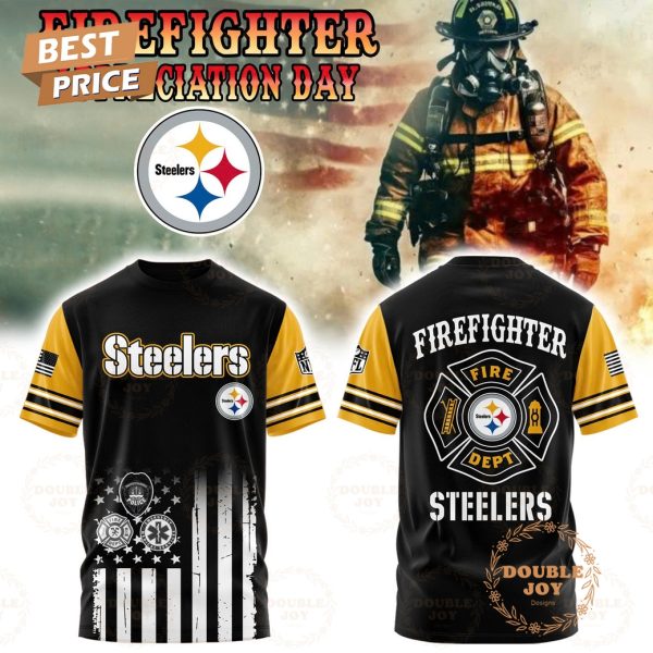Pittsburgh Steelers Firefighter Appreciation Day Hoodie – Black