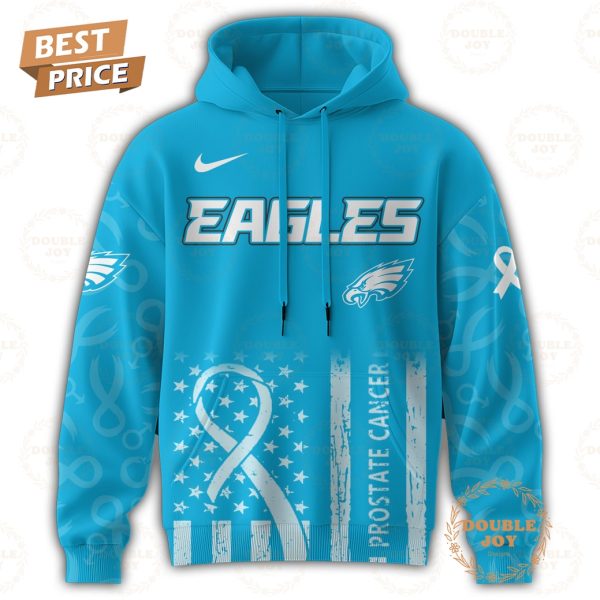 NFL Philadelphia Eagles x Prostate Cancer Awareness Month Blue 2025 Hoodie