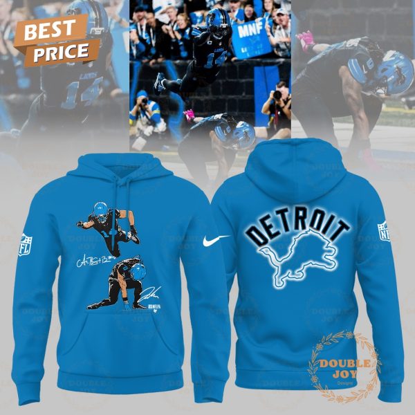 Detroit Lions 2025 SuperBrown & SpiderGibbs Hoodie