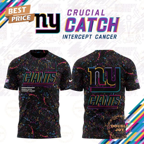 New York Giants x Crucial Catch Intercept Cancer 2025 Hoodie
