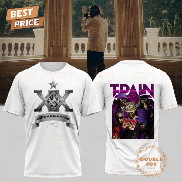 T-Pain Tour 2025 XX CELEBRATING 20 YEARS T-Shirt, Hoodie