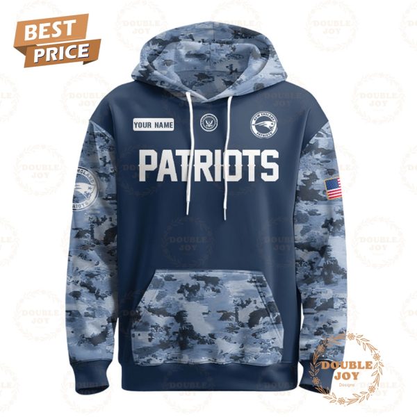 New England Patriot x America’s Navy 250th Anniversary 1975-2025 Custom Name Hoodie