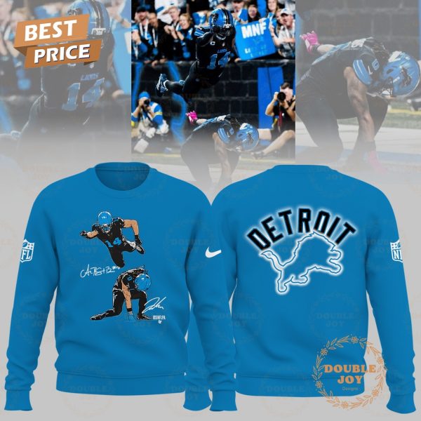 Detroit Lions 2025 SuperBrown & SpiderGibbs Hoodie