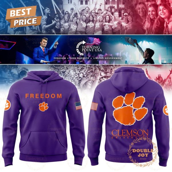 Clemson Tigers x Turning Point USA 2025 Freedom T-Shirt, Hoodie