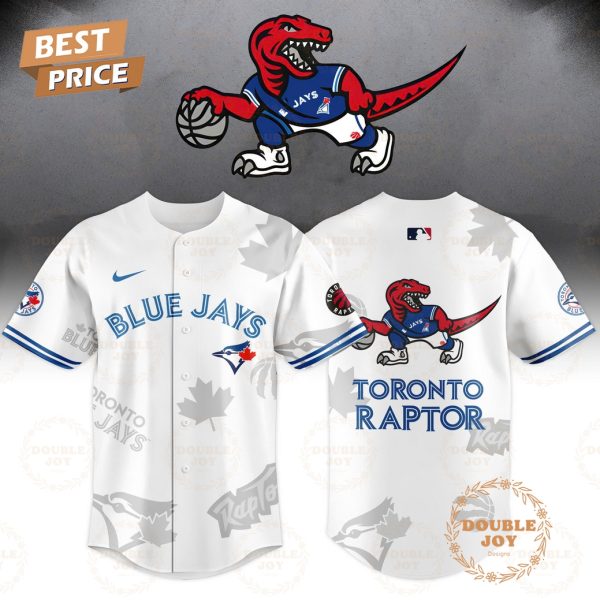 Toronto Raptors x Toronto Blue Jays Special Edition 2025 Blue Jays Logo Baseball Jersey
