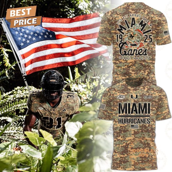 Miami Hurricanes Salute To Service 2025 Hoodie