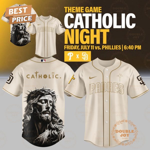San Diego Padres Catholic Night 2025 Baseball Jersey