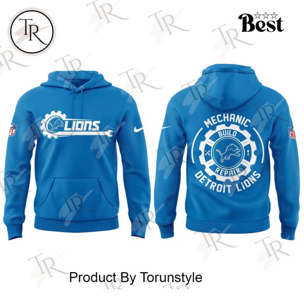 Detroit Lions x Mechanic Day Build Repair 2025 T-Shirt, Hoodie
