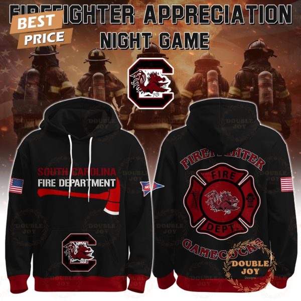 South Carolina Gamecocks x Firefighter Appreciation Night Game 2025 Hoodie