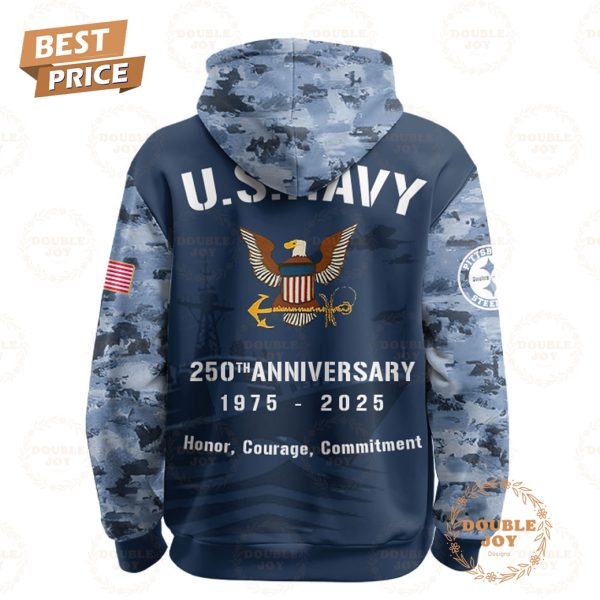 Pittsburgh Steelers x America’s Navy 250th Anniversary 1975-2025 Custom Name Hoodie