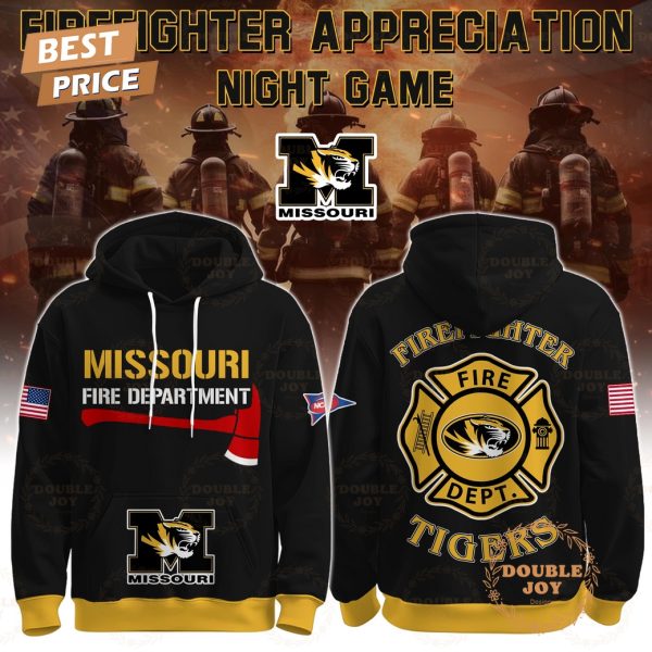 Missouri Tigers x Firefighter Appreciation Night Game 2025 Hoodie