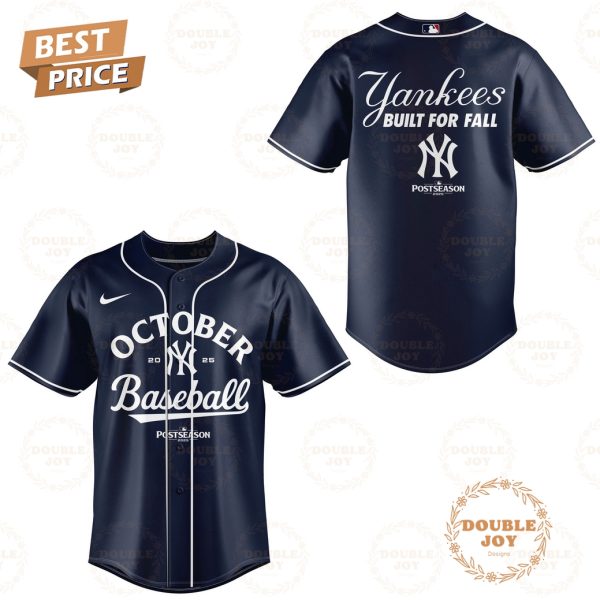 New York Yankees x Postseason 2025 Built For Fall Baseball Jersey