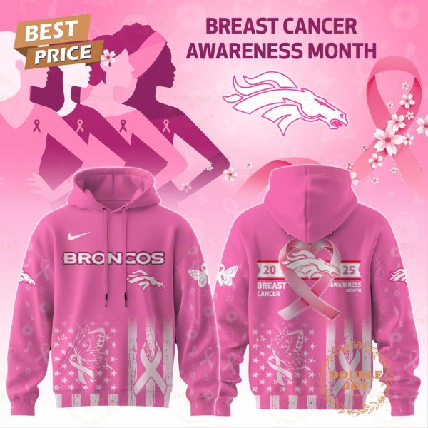 Denver Broncos x Breast Cancer Awareness Month 2025 Hoodie