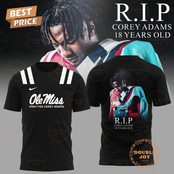 RIP Corey Adams x Ole Miss Rebels 2025 Hoodie