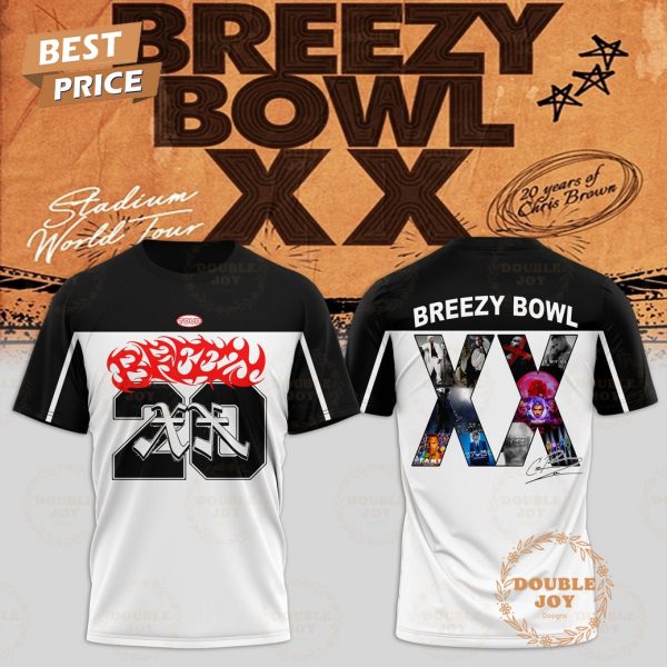 Chris Brown World Tour Breezy 20 Bowl XX 2025 Hoodie