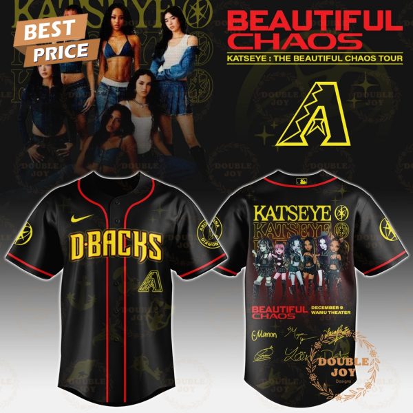 Arizona Diamondbacks x Katseye “The Beautiful Chaos Tour” 2025 Baseball Jersey