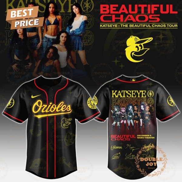 Baltimore Orioles x Katseye “The Beautiful Chaos Tour” 2025 Baseball Jersey