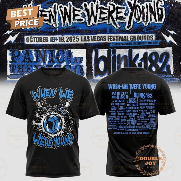 Blink-182 When We Were Young 2025 T-Shirt, Hoodie