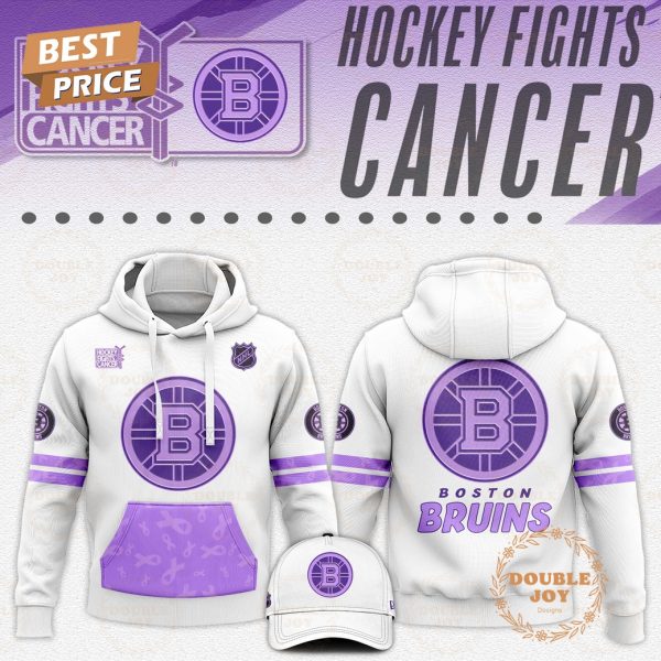 Boston Bruins Hockey Fights Cancer 2025 Hoodie Boston Bruins Hockey Fights Cancer 2025 Hoodie