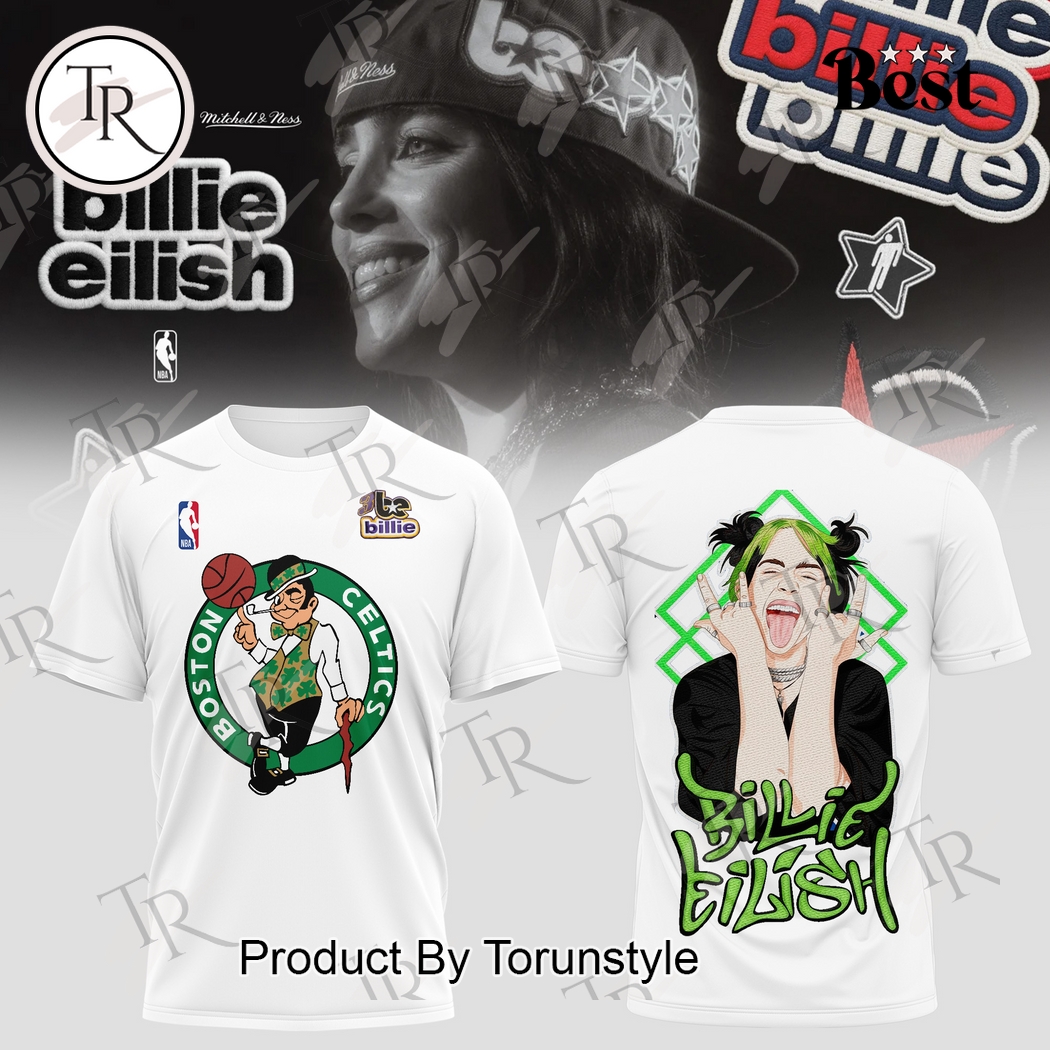 Boston Celtics x Billie Eilish NBA 2025 T-Shirt, Hoodie Boston Celtics x Billie Eilish NBA 2025 T-Shirt, Hoodie