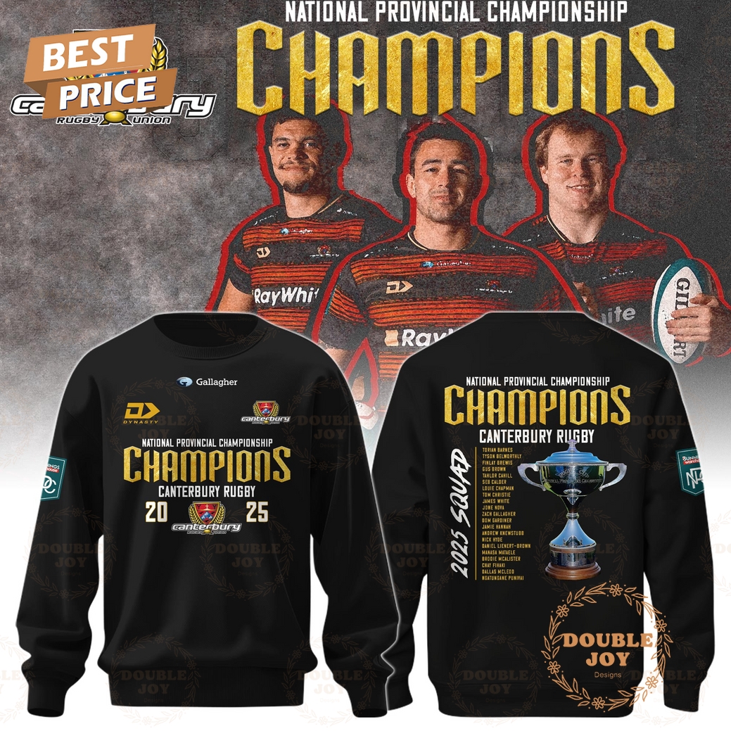 Canterbury Rugby NPC Champions 2025 T-Shirt, Hoodie Canterbury Rugby NPC Champions 2025 T-Shirt, Hoodie