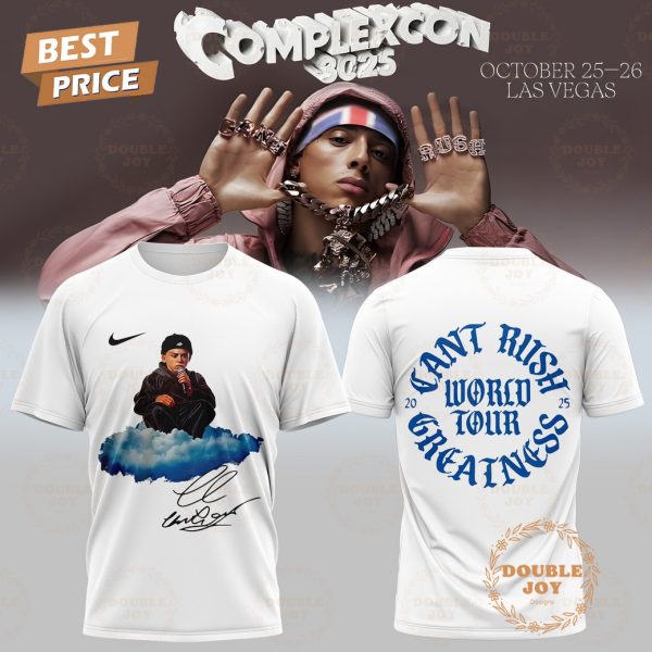 Central Cee ComplexCon 2025 CAN’T RUSH GREATNESS World Tour T-Shirt, Hoodie