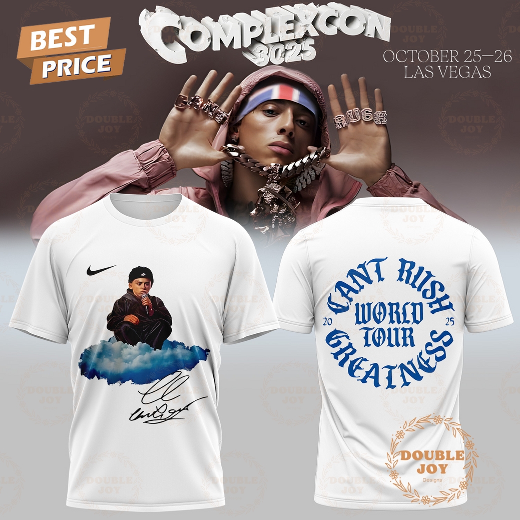 Central Cee ComplexCon 2025 CAN'T RUSH GREATNESS World Tour T-Shirt, Hoodie Central Cee ComplexCon 2025 CAN'T RUSH GREATNESS World Tour T-Shirt, Hoodie