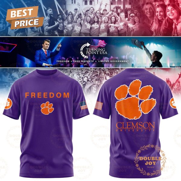 Clemson Tigers x Turning Point USA 2025 Freedom T-Shirt, Hoodie
