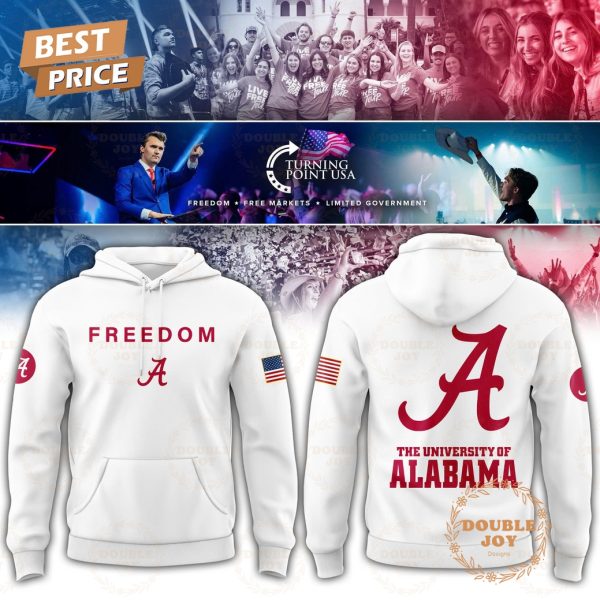 Alabama Crimson Tide x Turning Point USA 2025 Freedom T-Shirt, Hoodie