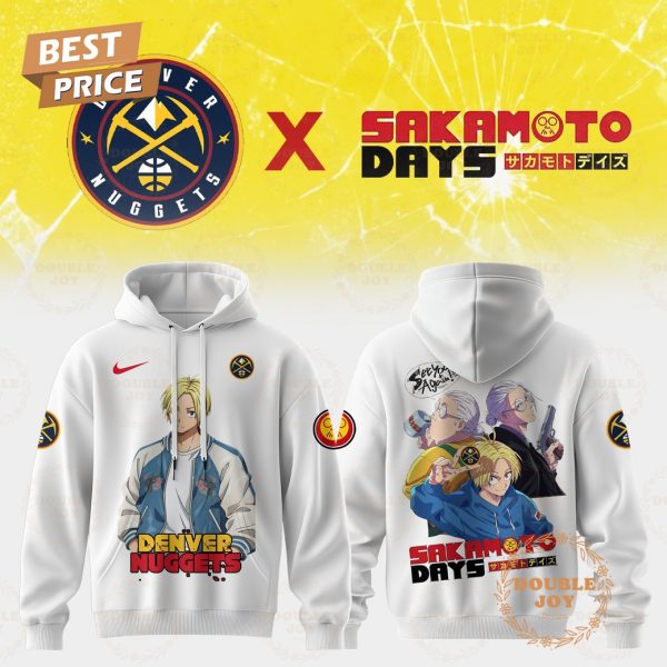 Denver Nuggets x Nagumo Yoichi Sakamoto Days 2025 Hoodie