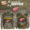 Los Angeles Kings x NHL Salute To Service Custom Name 2025 Hoodie