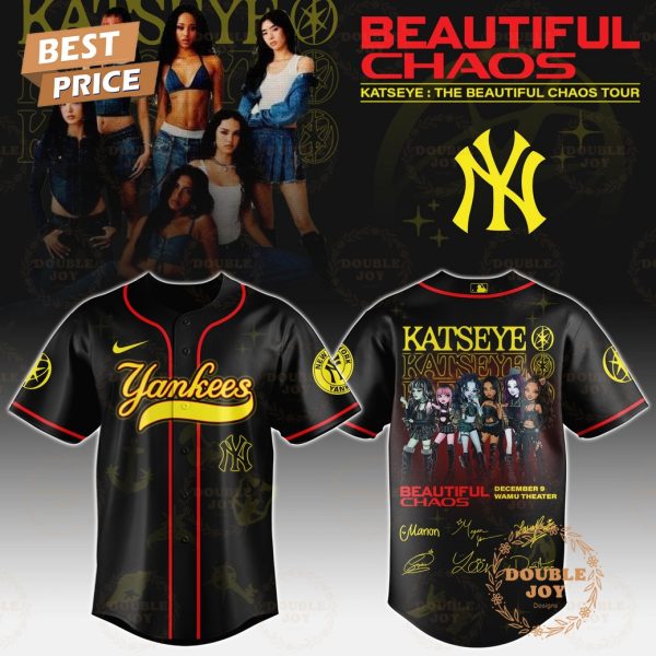 New York Yankees x Katseye “The Beautiful Chaos Tour” 2025 Baseball Jersey