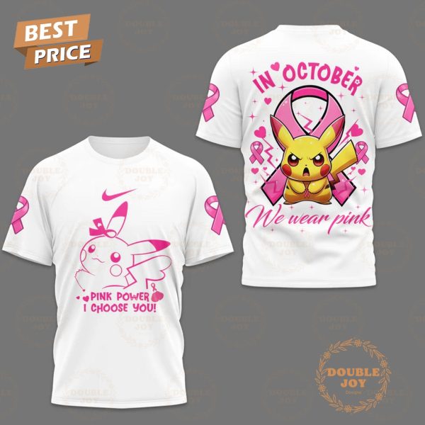 PIKACHU x The Breast Cancer Awareness Month 2025 T-Shirt, Hoodie