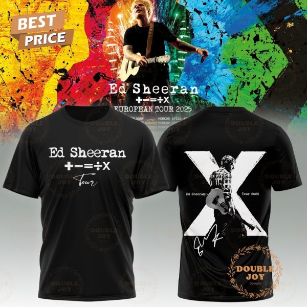 Ed Sheeran Album “X” Tour 2025 T-Shirt, Hoodie