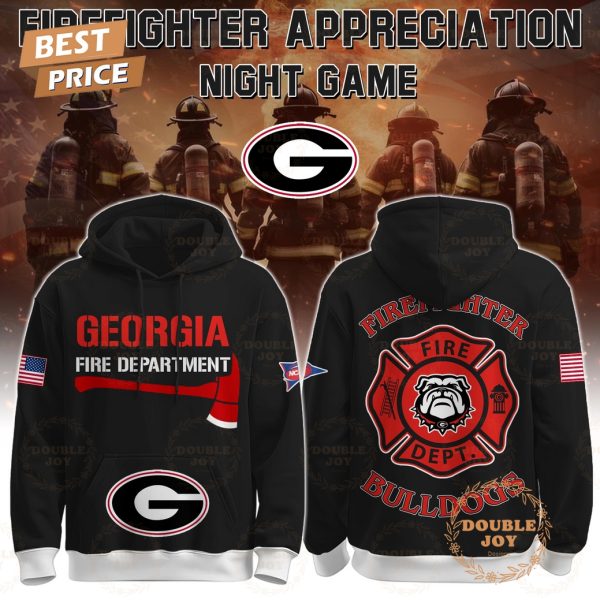 Georgia Bulldogs x Firefighter Appreciation Night Game V2 2025 Hoodie