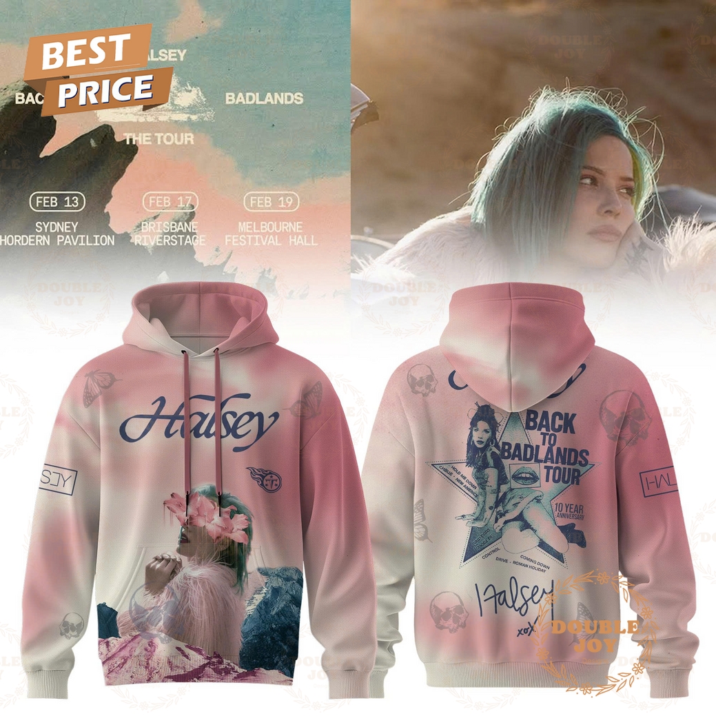 Halsey x Back To Badlands Tour 2025 Hoodie Halsey x Back To Badlands Tour 2025 Hoodie