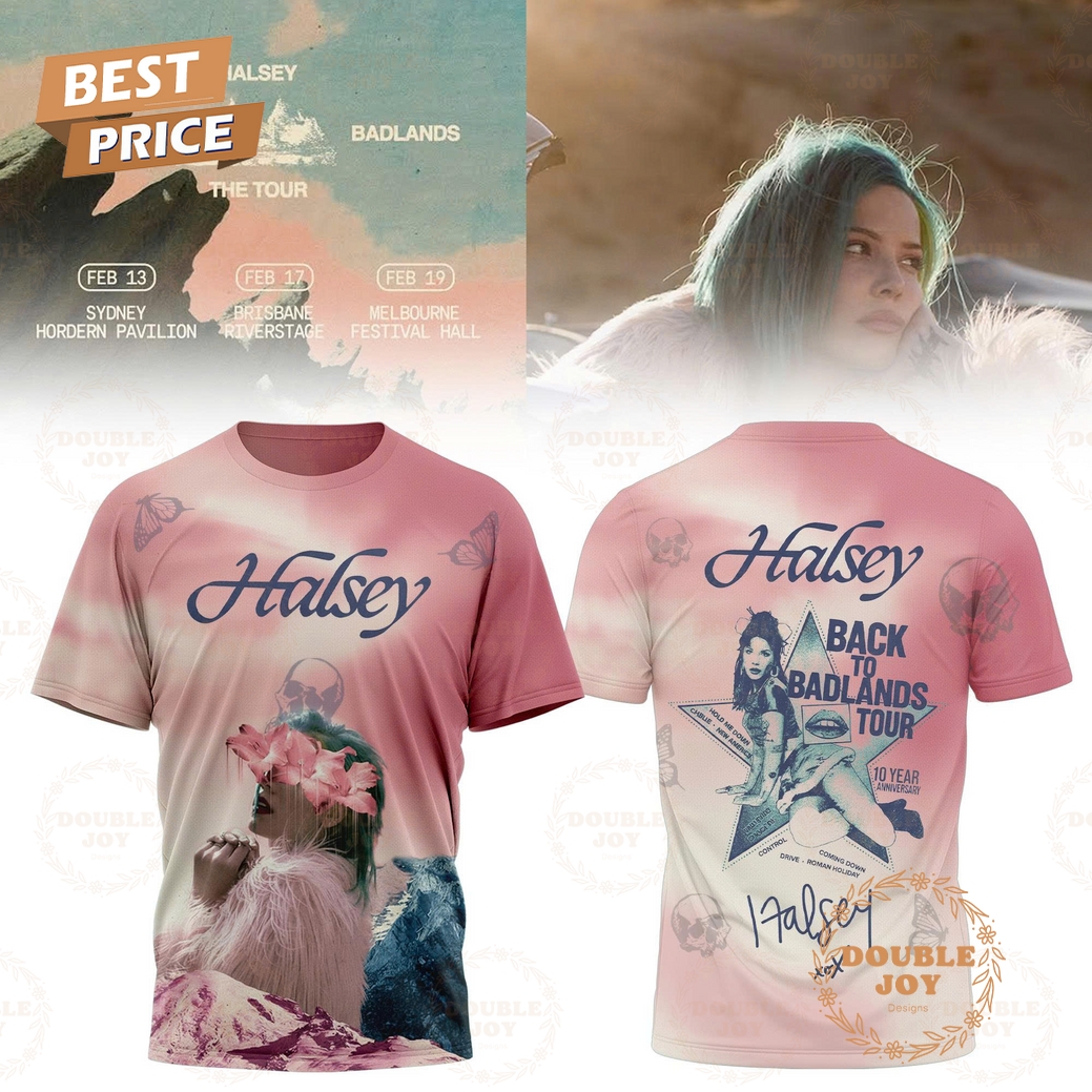 Halsey x Back To Badlands Tour 2025 Hoodie Halsey x Back To Badlands Tour 2025 Hoodie