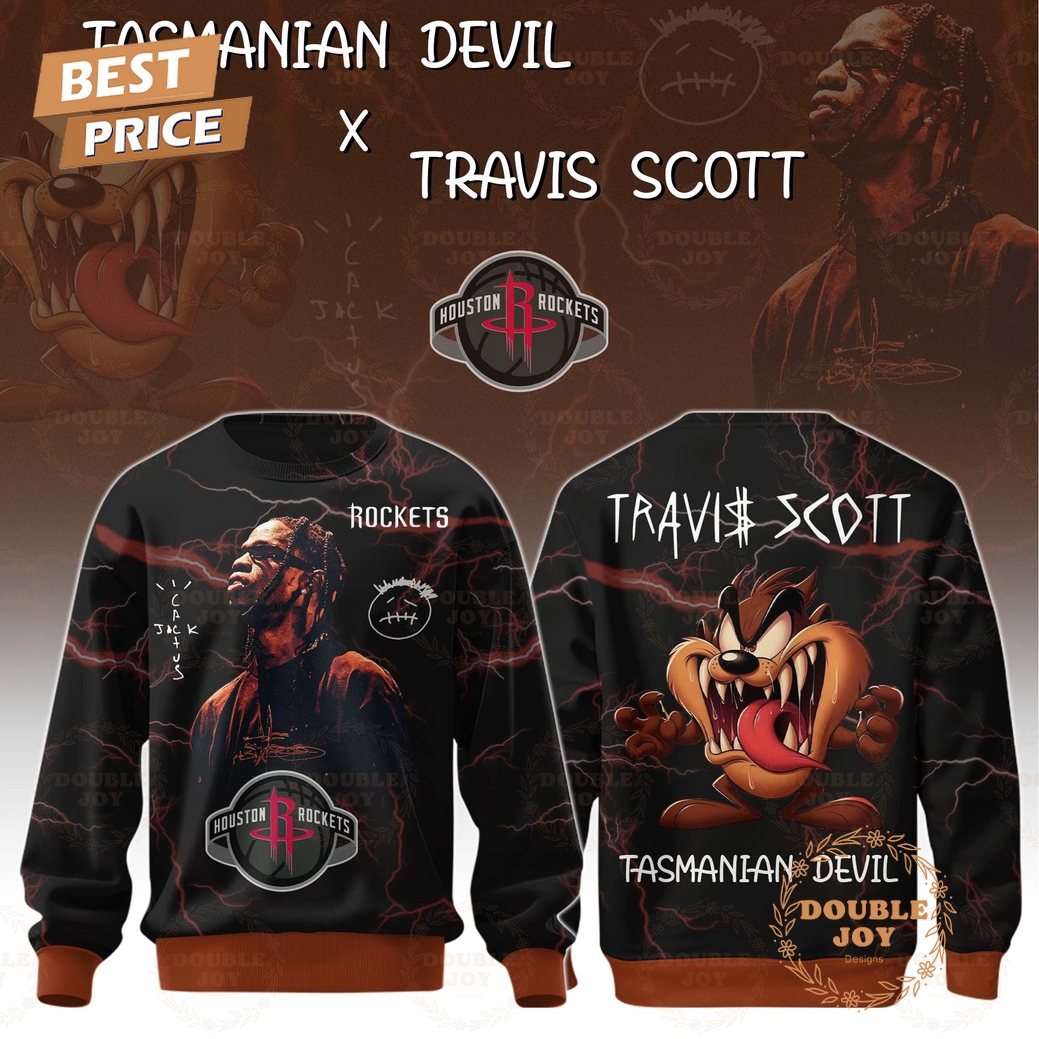 Houston Rockets x Tasmanian Devil x Travis Scott 2025 T-Shirt, Hoodie Houston Rockets x Tasmanian Devil x Travis Scott 2025 T-Shirt, Hoodie
