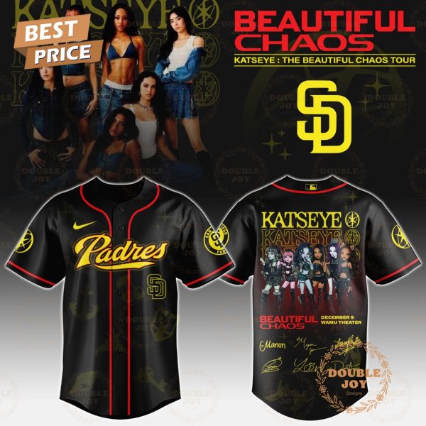 San Diego Padres x Katseye “The Beautiful Chaos Tour” 2025 Baseball Jersey