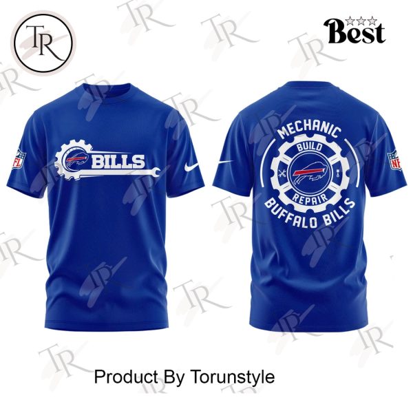 Buffalo Bills x Mechanic Day Build Repair 2025 T-Shirt, Hoodie