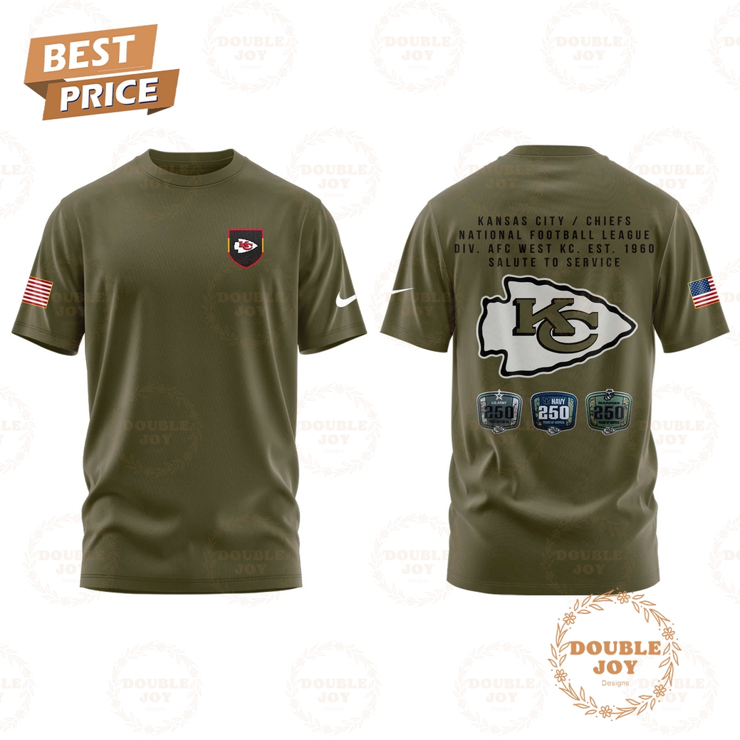 Kansas City Chiefs x 250th Birthday Salute To Service 2025 Hoodie Kansas City Chiefs x 250th Birthday Salute To Service 2025 Hoodie