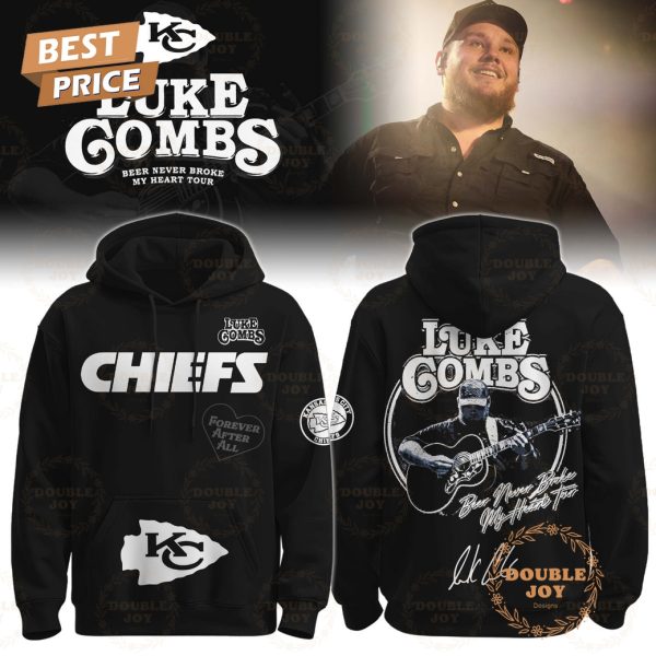 Kansas City Chiefs x Luke Combs Beer Never Broke My Heart Tour 2025 Hoodie