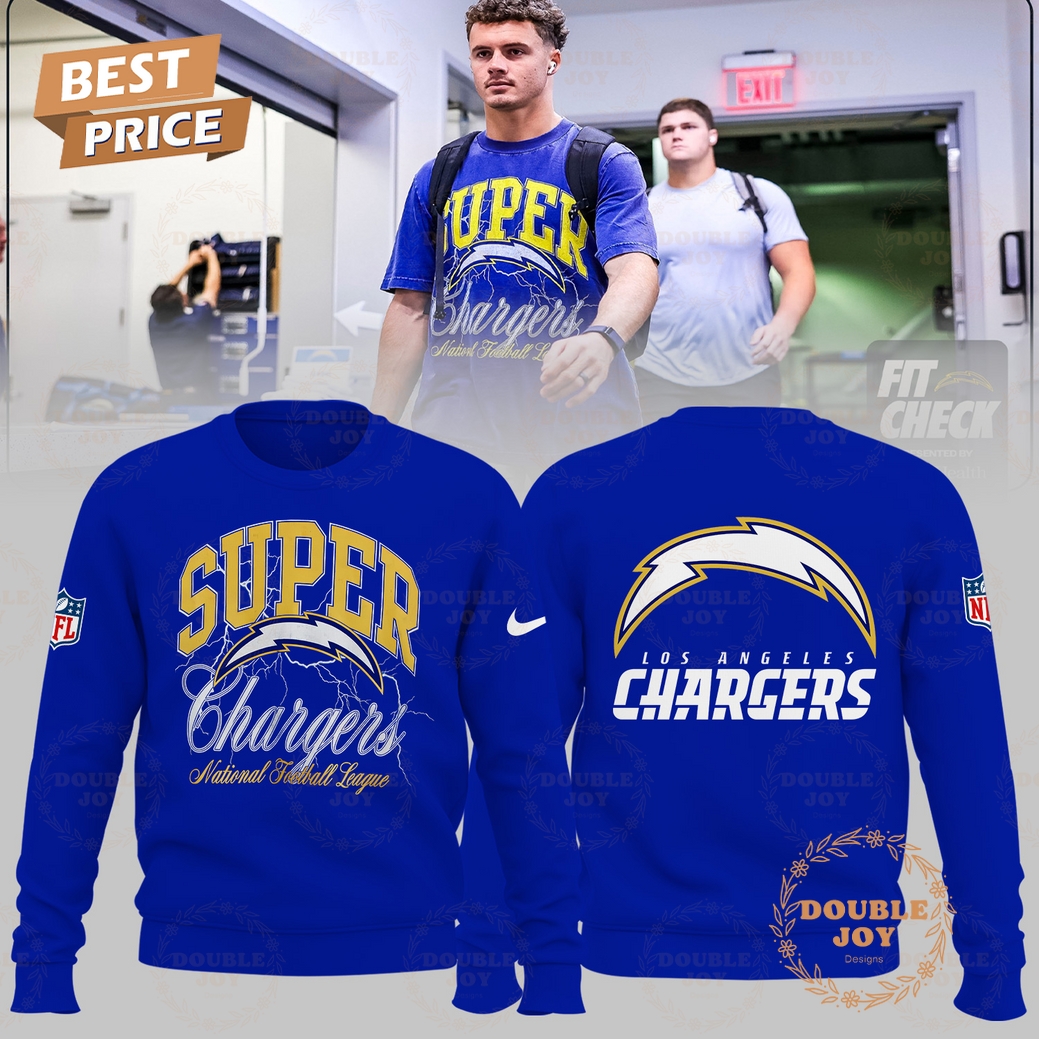 Los Angeles Chargers Super Chargers NFL 2025 Hoodie Los Angeles Chargers Super Chargers NFL 2025 Hoodie