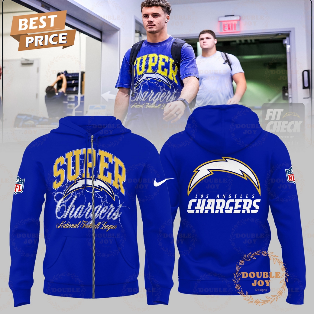 Los Angeles Chargers Super Chargers NFL 2025 Hoodie Los Angeles Chargers Super Chargers NFL 2025 Hoodie