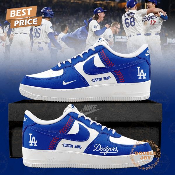Los Angeles Dodgers Custom Name Limited Edition 2025 Air Force 1 Sneakers