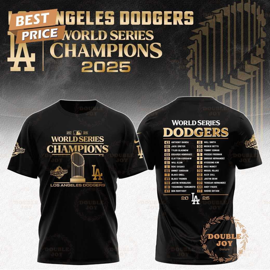 Los Angeles Dodgers x World Series Champions 2025 Hoodie Los Angeles Dodgers x World Series Champions 2025 Hoodie