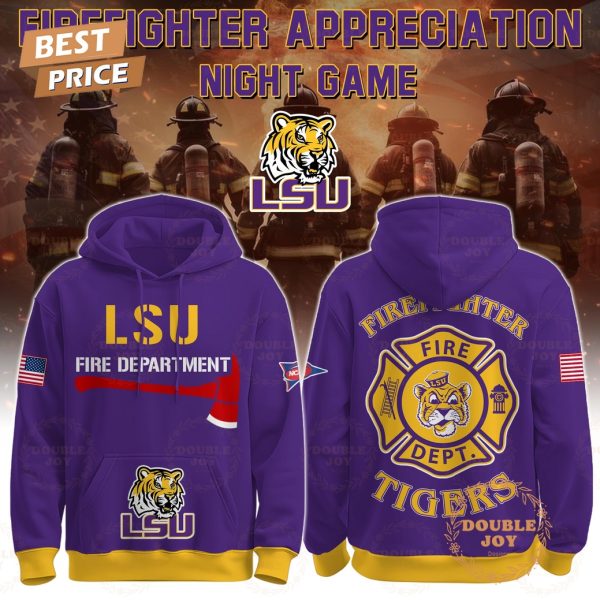 LSU Tigers x Firefighter Appreciation Night Game V2 2025 Hoodie
