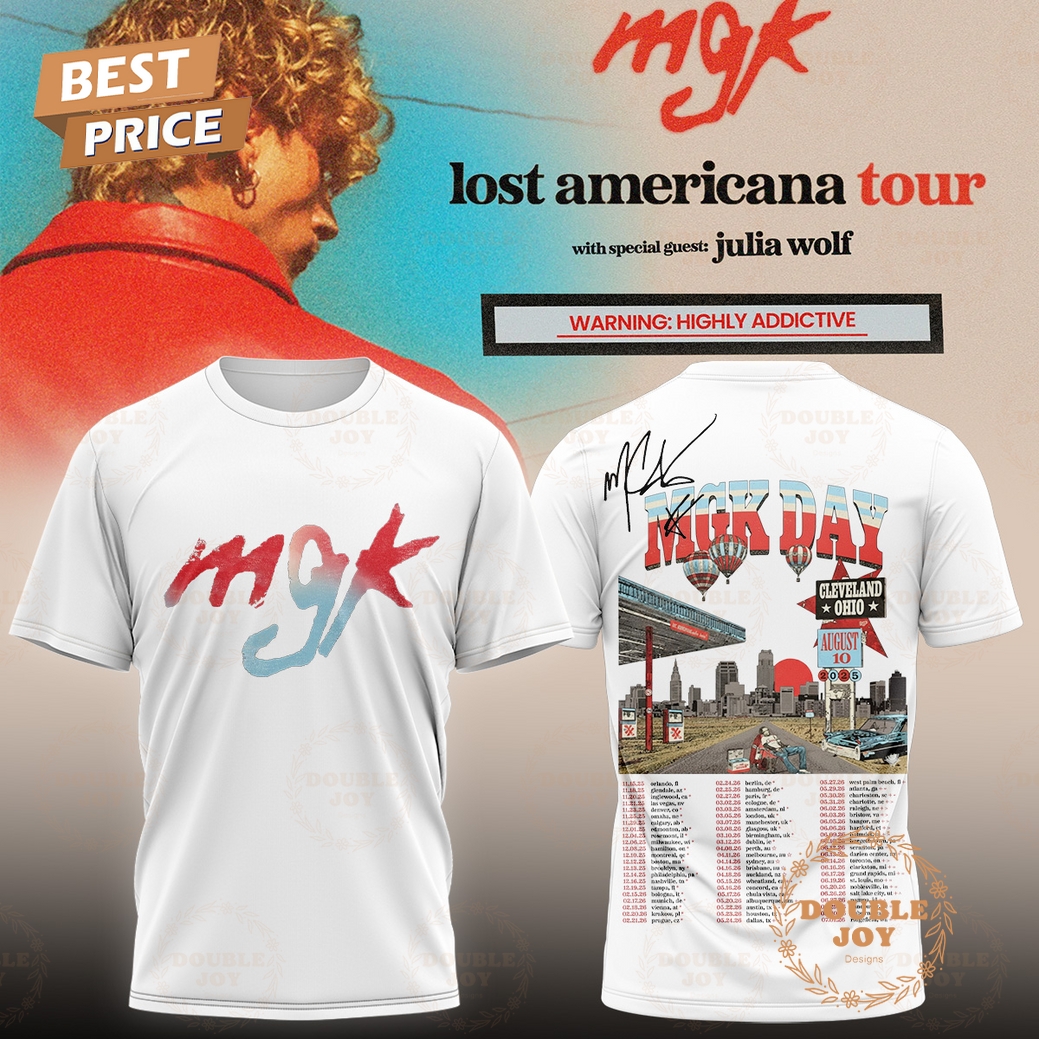 Machine Gun Kelly Tour 2025 Lost American T-Shirt, Hoodie Machine Gun Kelly Tour 2025 Lost American T-Shirt, Hoodie